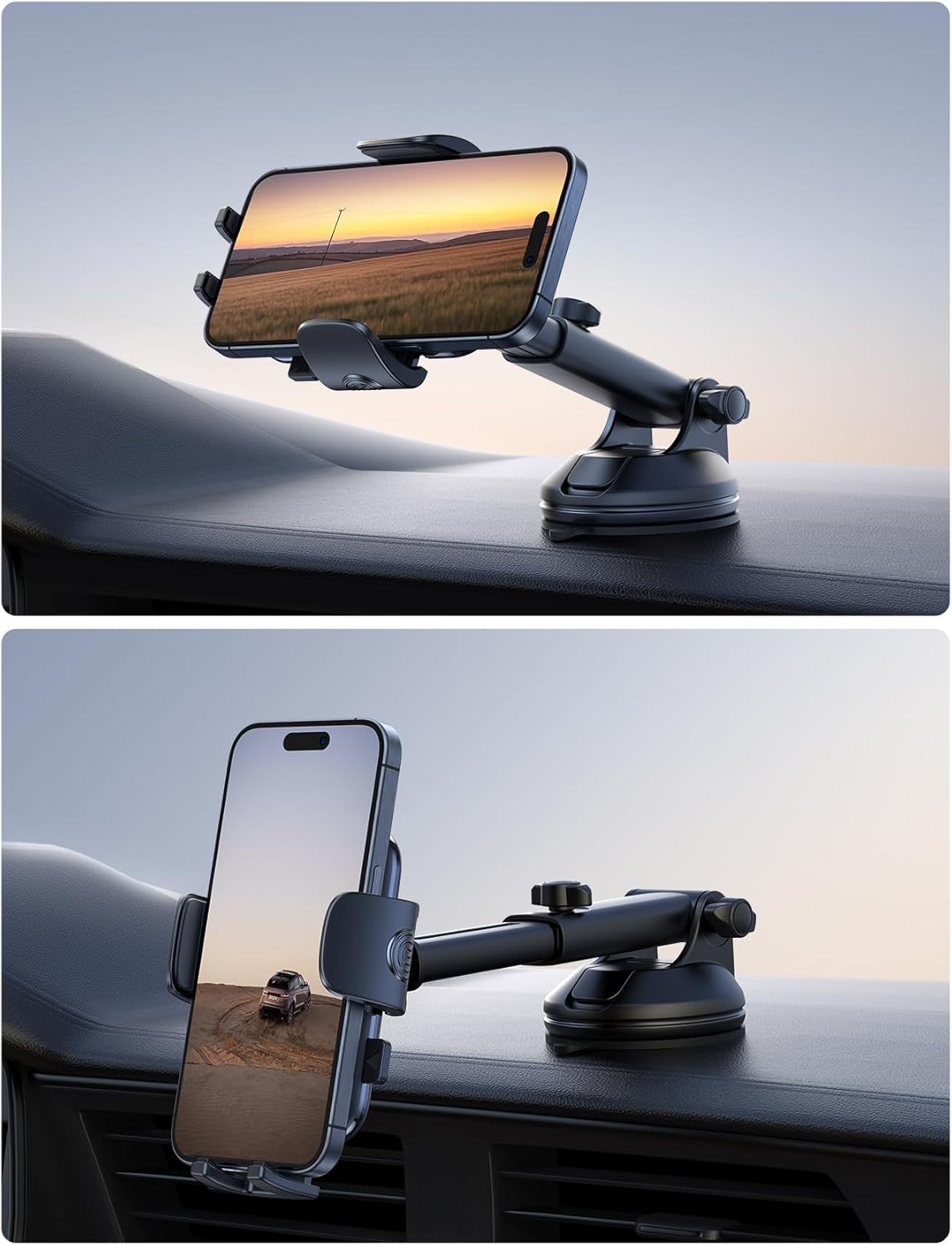 Lamicall Strongest Automobile Accessories Military-Grade Suction Cup Car DEMO
