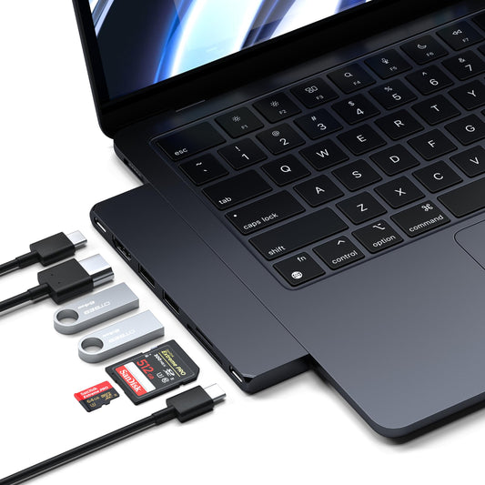 Satechi 7-in-1 USB Hubs USB-C Hub Multiport Adapter with HDMI, USB-A, SD DEMO