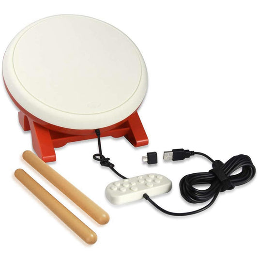 Taiko Drum Red Controllers with Sticks for Nintendo DEMO - Authentic DEMO