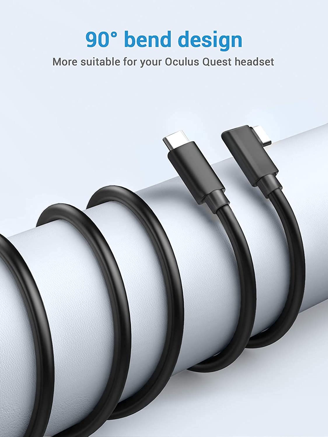 USB-C to Tech Accessories Link Cable for Meta Quest Pro & 2 VR Headset NEW