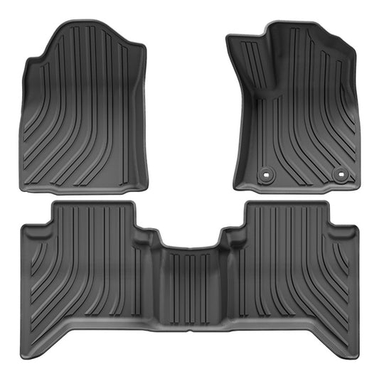 All-Weather 3D TPE Floor Mats for Toyota Hilux 2016-2024 Pickup Truck Size NEW