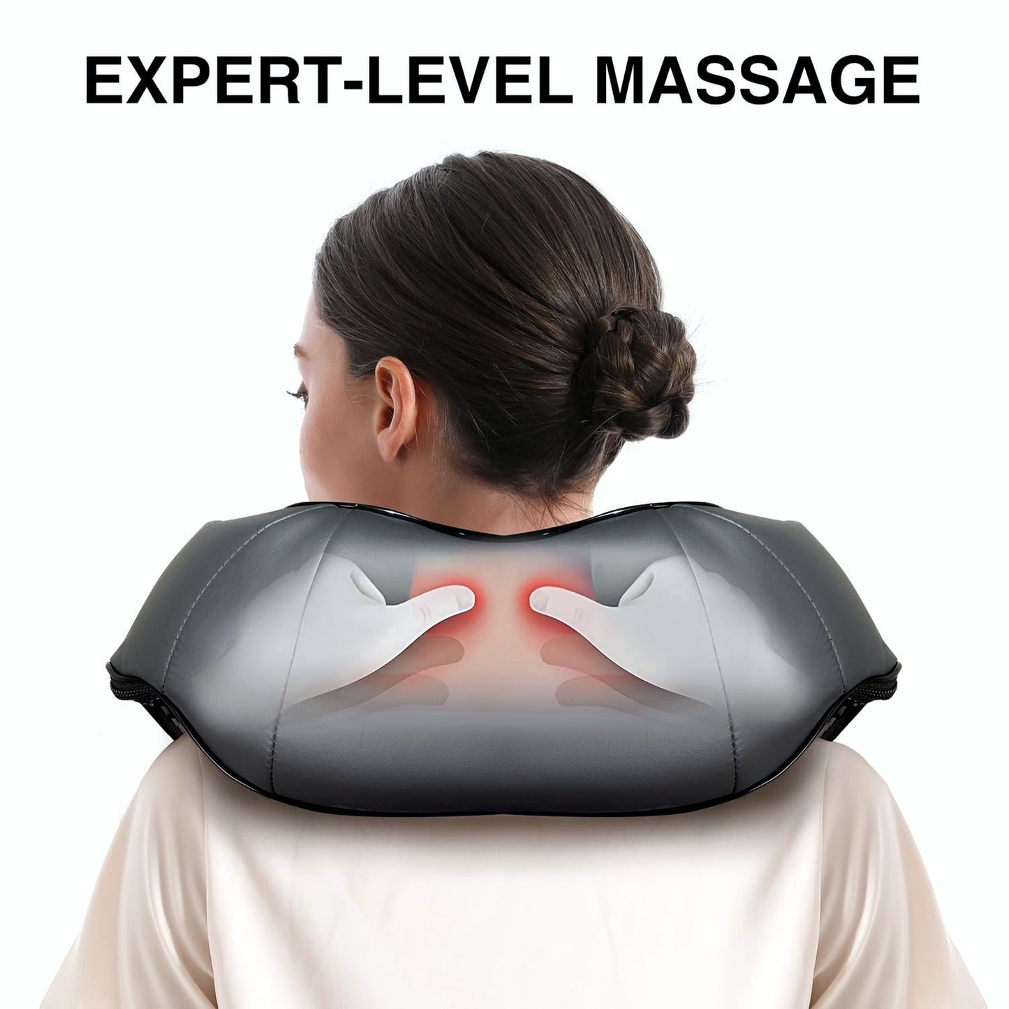 Nekteck Electric Deep Tissue Neck and Back Massager with Soothing Heat DEMO