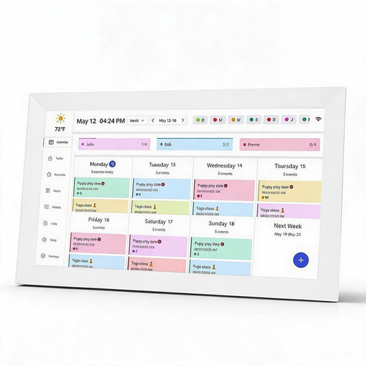 15.6 Inch Digital Wall Planner Calendar Chore Chart WiFi Smart Home Decor DEMO