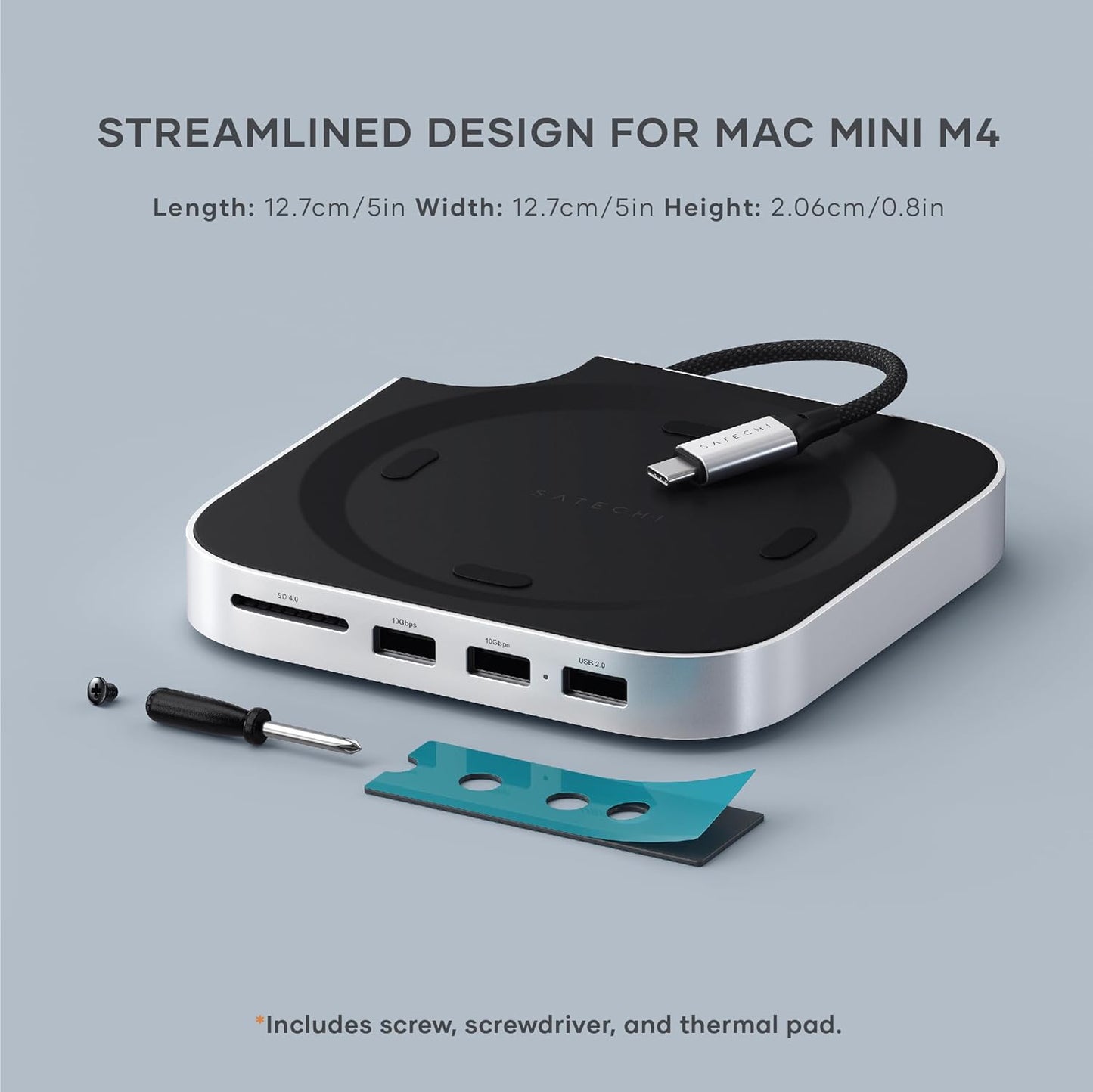 Satechi USB USB Hubs Hub & Stand with NVMe SSD Enclosure Docking Station DEMO