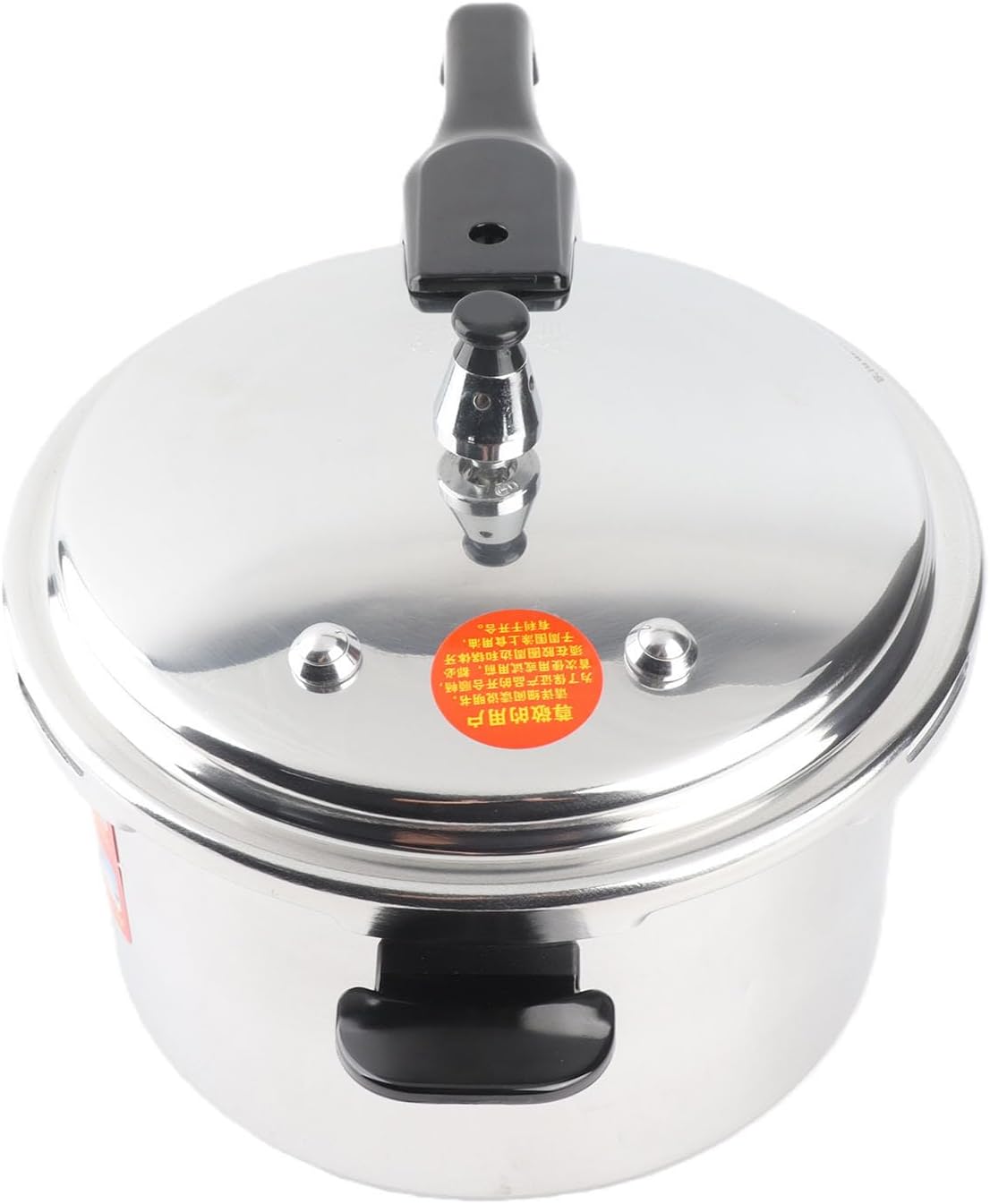 Explosion Proof Pressure Cooker, 5L Aluminum Alloy, Silver, Ideal for Home DEMO