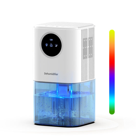 Quiet Dehumidifier with LED Night Light for Home Spaces Size 1.7L DEMO