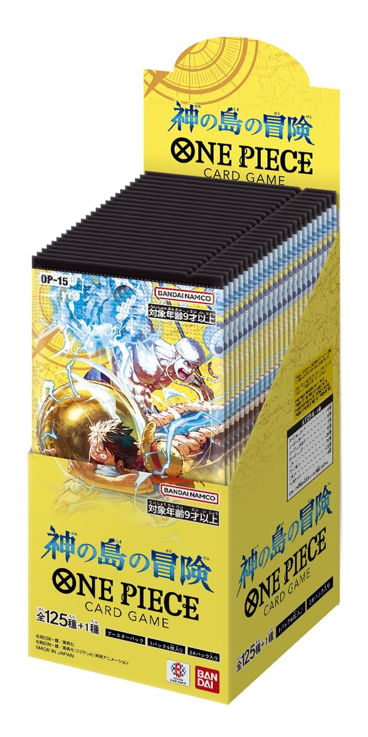 BANDAI One Piece Card Game Booster Pack The Adventure of Island God 24 Size NEW