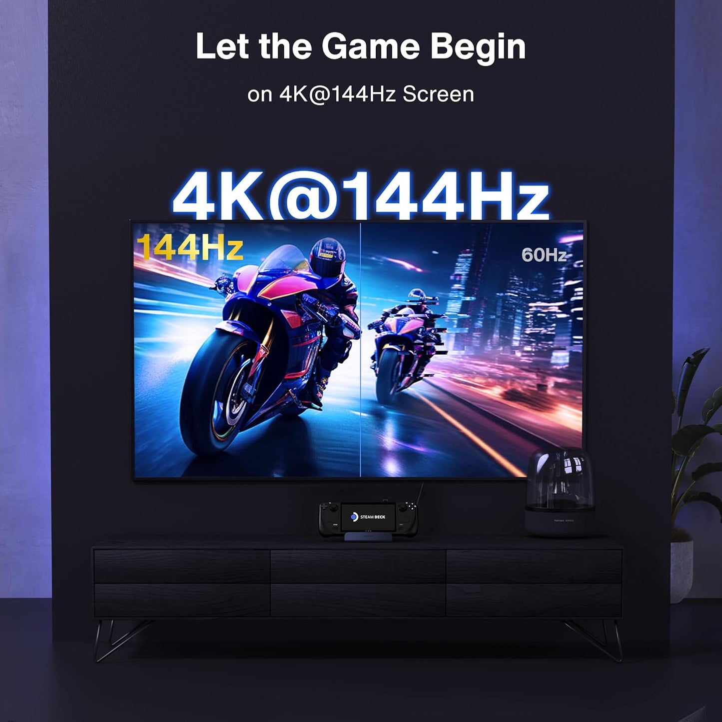 IVANKY 8-in-1 Docking Station for ASUS ROG Ally 4K@144Hz Gaming Tech NEW