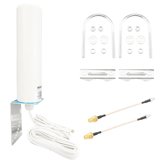 Boobrie Outdoor WiFi Antenna High Gain 10dBi 4G 5G LTE Omni Networking NEW