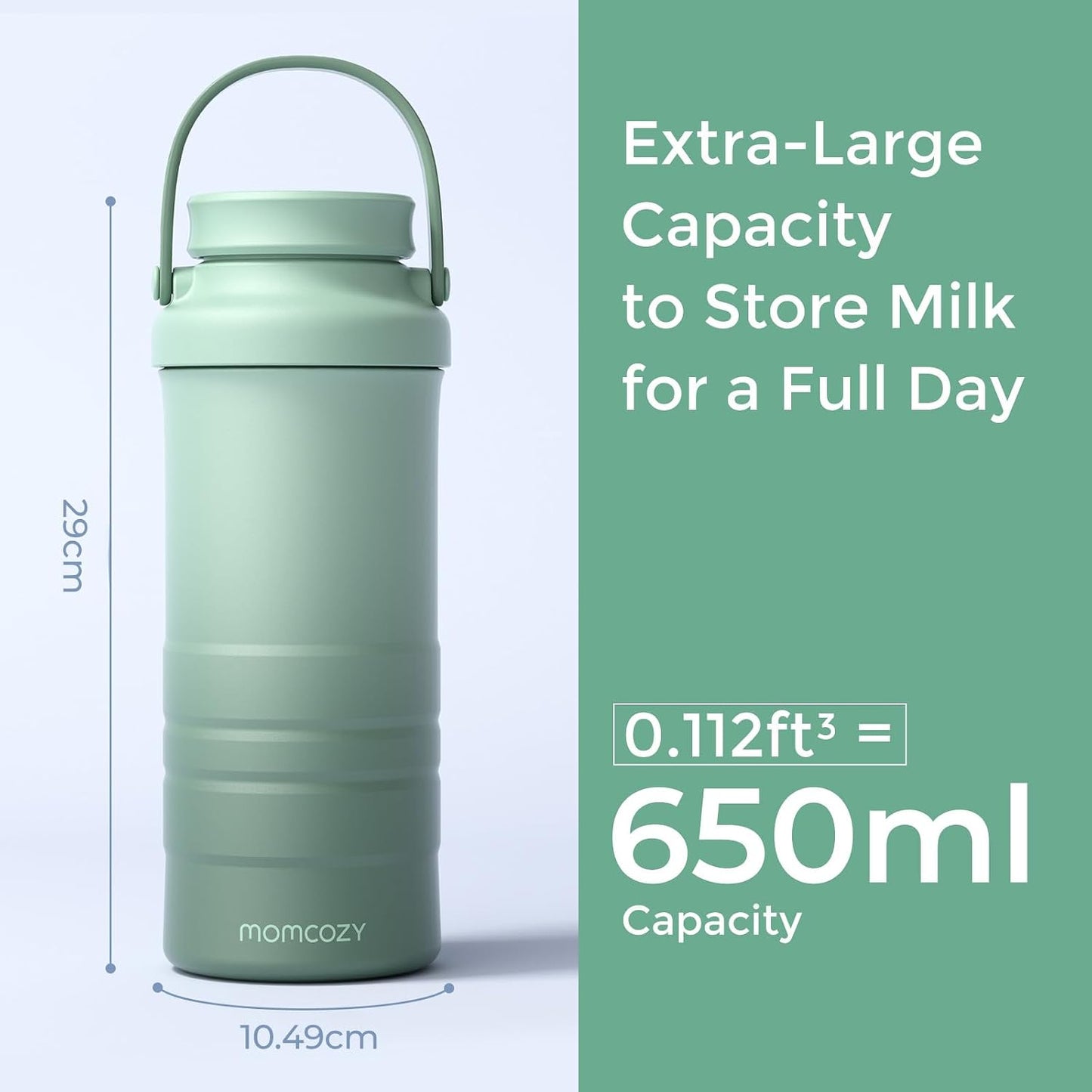 Momcozy 22oz Portable Breastmilk Cooler Keeps Milk Fresh Outdoor Newborn NEW