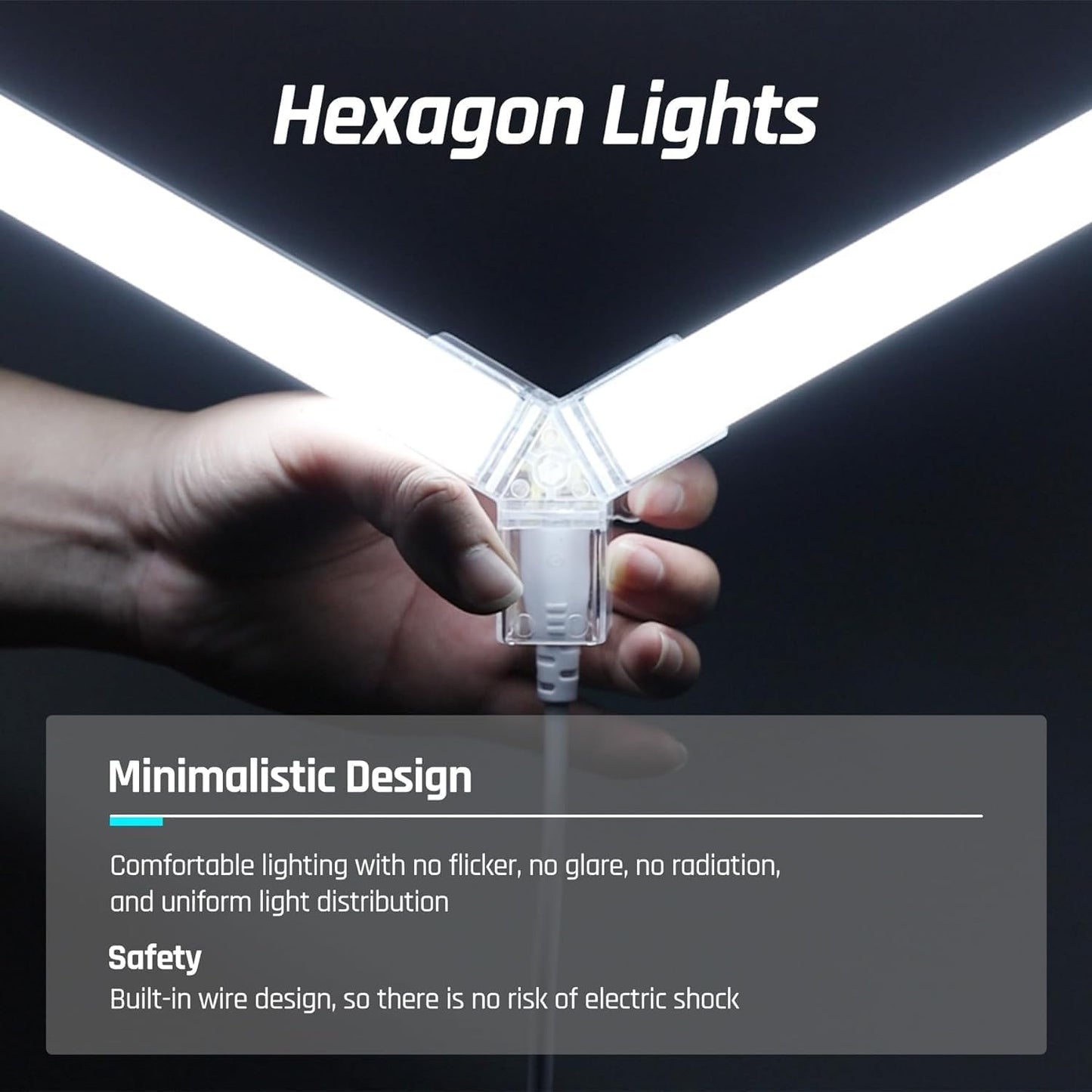 5 Hex Bright Clear Lighting Garage Lights 192W 23050LM 6500K - High Lumen DEMO