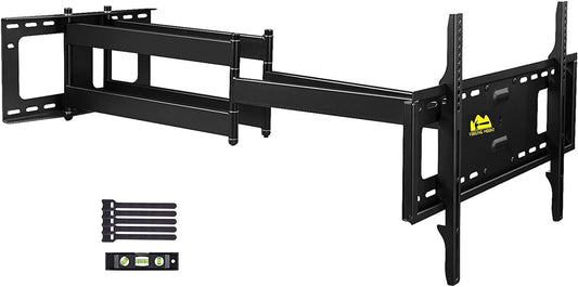 FORGING MOUNT Heavy Duty TV Wall Bracket for 50-90 Inch TVs, Black, Sturdy DEMO
