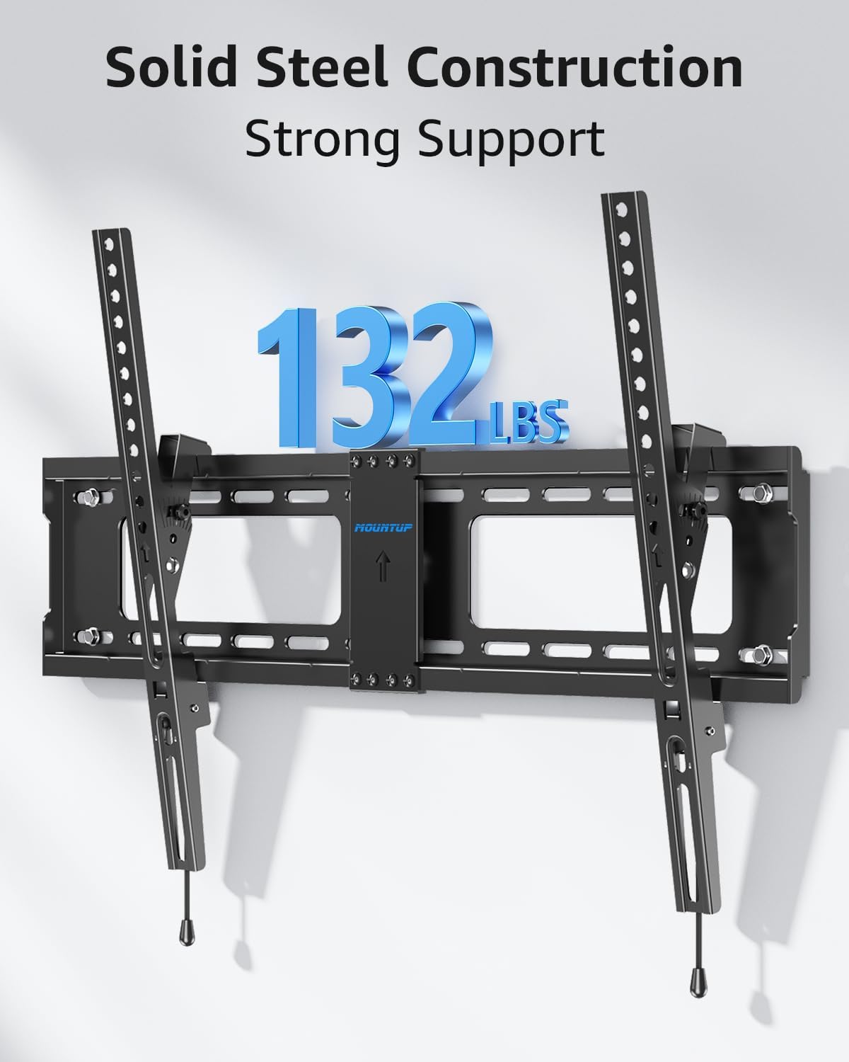 MOUNTUP TV Wall Mount Bracket Tilting for 37-82 Inch Flat Screen TVs Black NEW