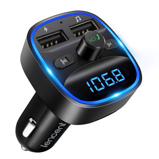 LENCENT Wireless Input Adapters Bluetooth FM Transmitter Radio Adapter for DEMO