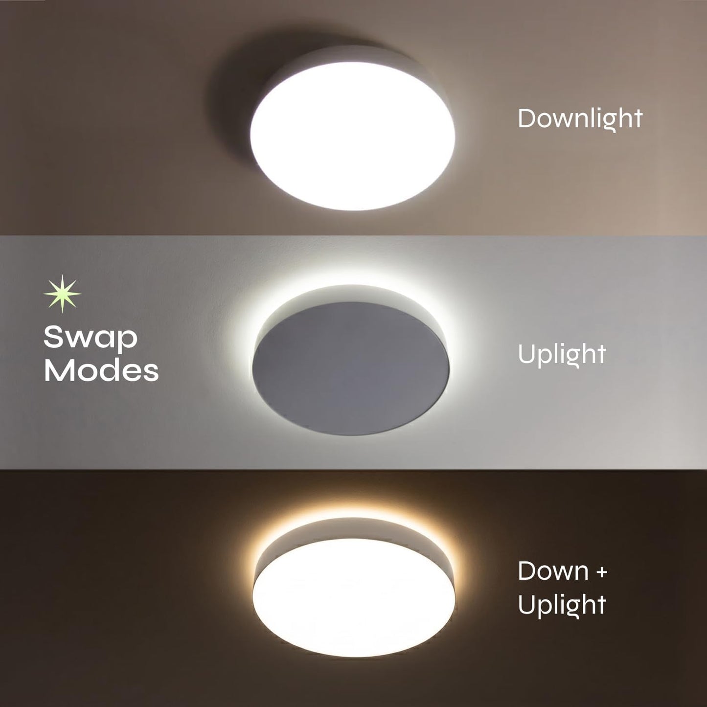 LIFX Smart LED Ceiling Light Dimmable White with Sunrise & Cloud Effect DEMO