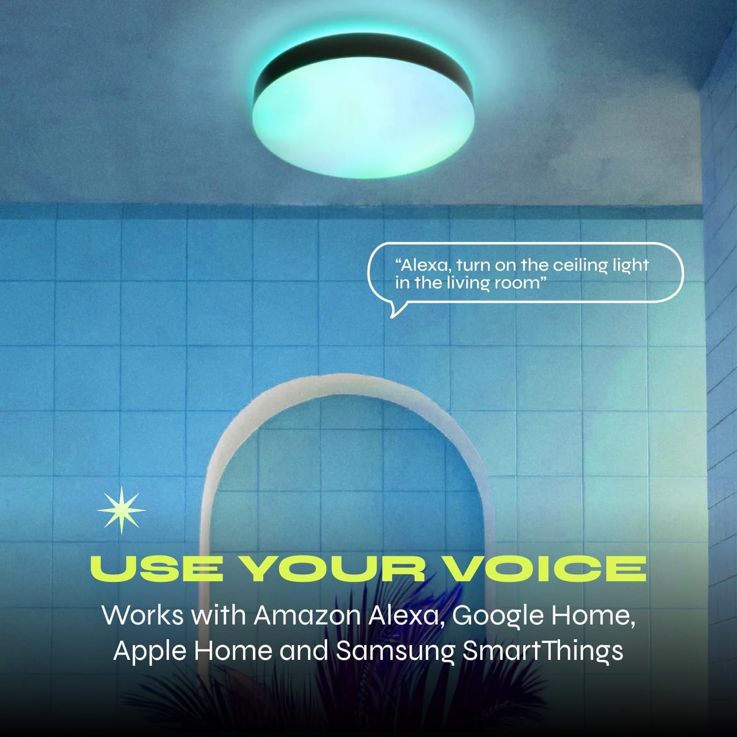 LIFX Smart LED Ceiling Light Dimmable White with Sunrise & Cloud Effect DEMO