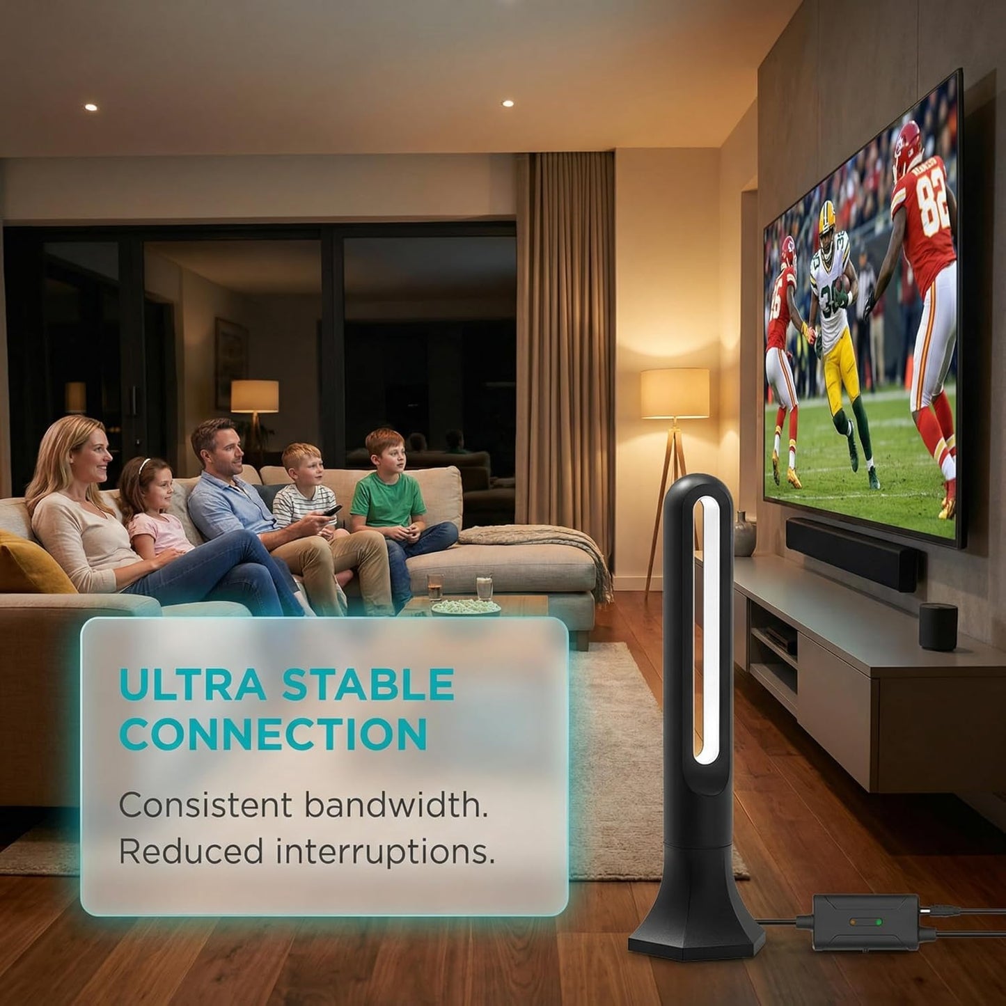 High-Performance HD TV Antennas TV Antenna: Indoor Outdoor Long Range DEMO