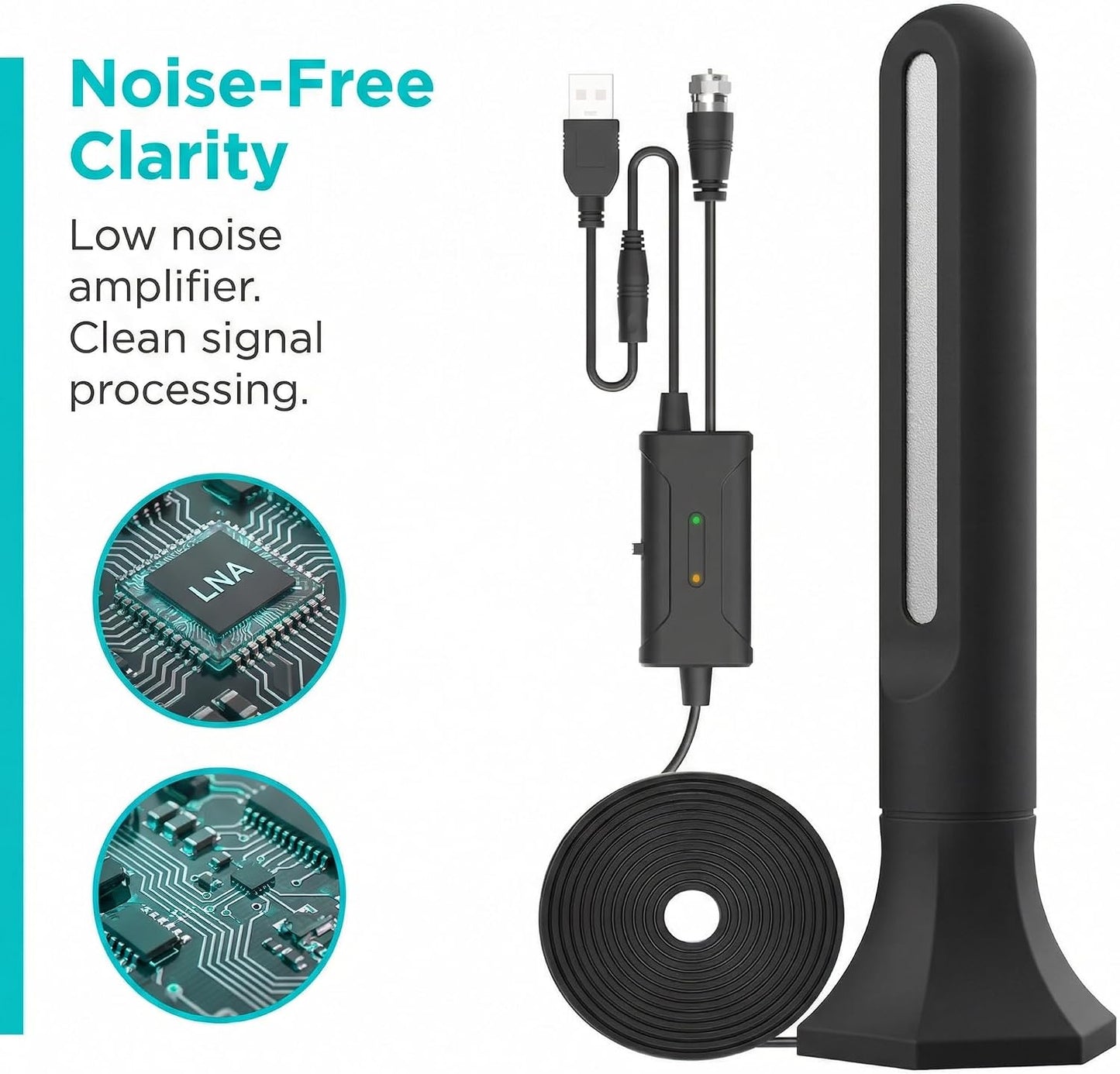 High-Performance HD TV Antennas TV Antenna: Indoor Outdoor Long Range DEMO