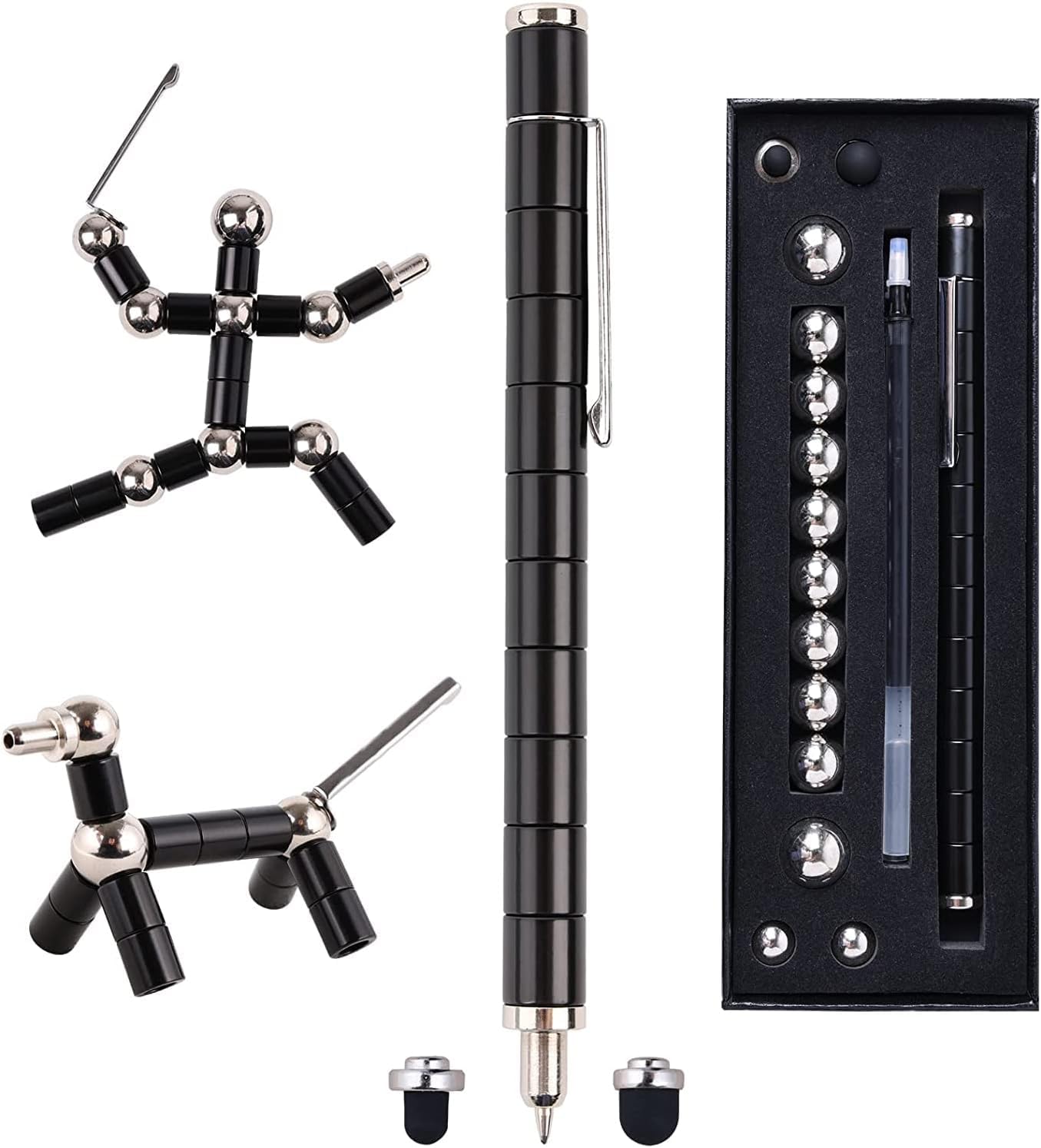 Retractable Gel Ink Rollerball Pens Stress Relief Fidget Toys for Adults in NEW