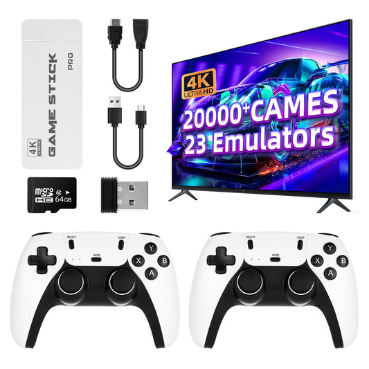 30000 Games Retro Video Game Console with 64GB TF Card and 2 Controllers DEMO