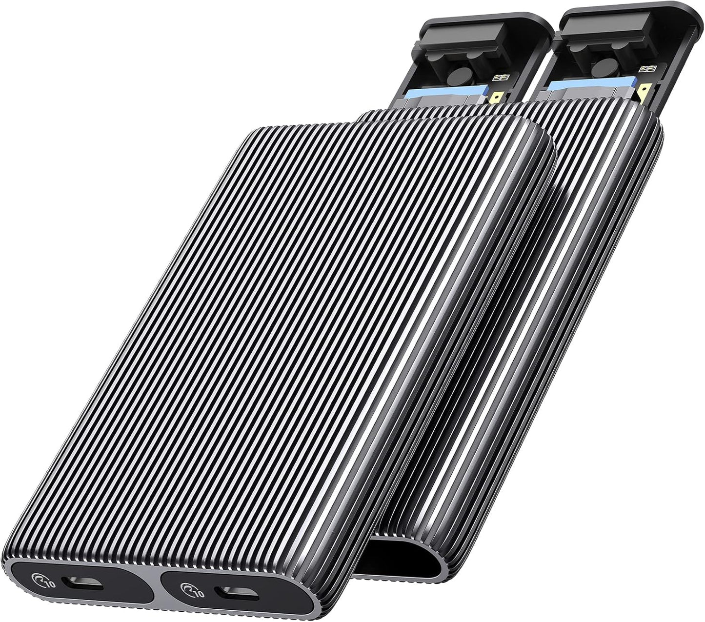 ORICO M.2 Enclosures NVMe SSD Enclosure USB-C Adapter - Aluminium Silver DEMO
