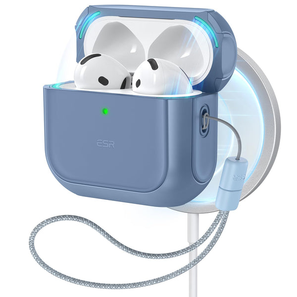 ESR Dark Cases Blue Protective Case for Apple AirPods Pro 3 - Durable DEMO