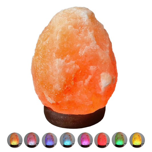 Himalayan Salt Lamp Mini Natural Rock USB Powered Decorative Table Pink NEW