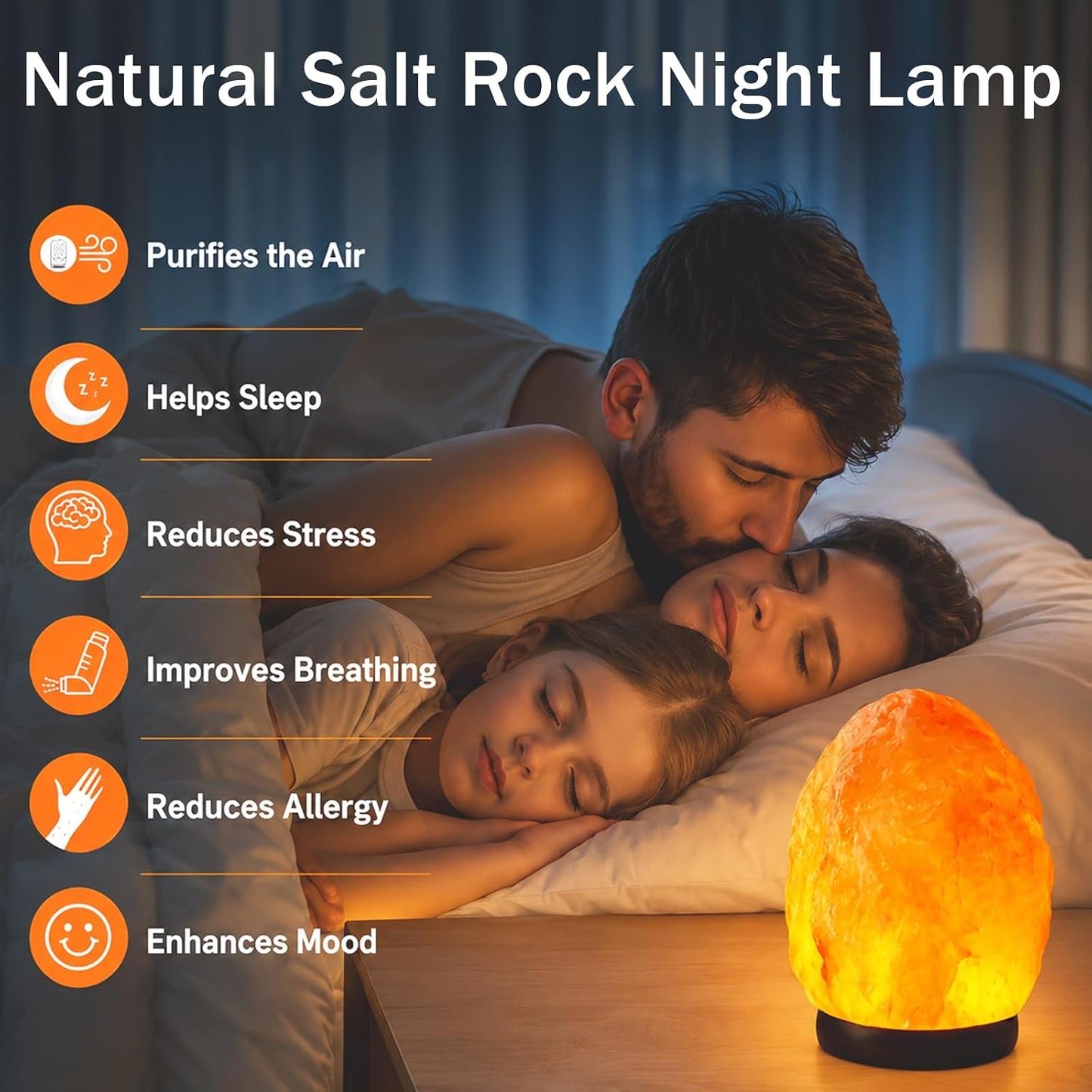 Himalayan Salt Lamp Mini Natural Rock USB Powered Decorative Table Pink NEW
