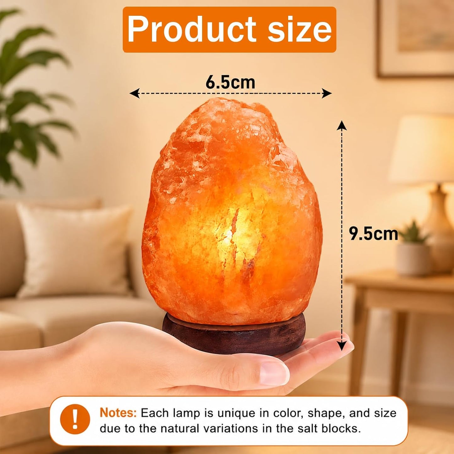 Himalayan Salt Lamp Mini Natural Rock USB Powered Decorative Table Pink NEW