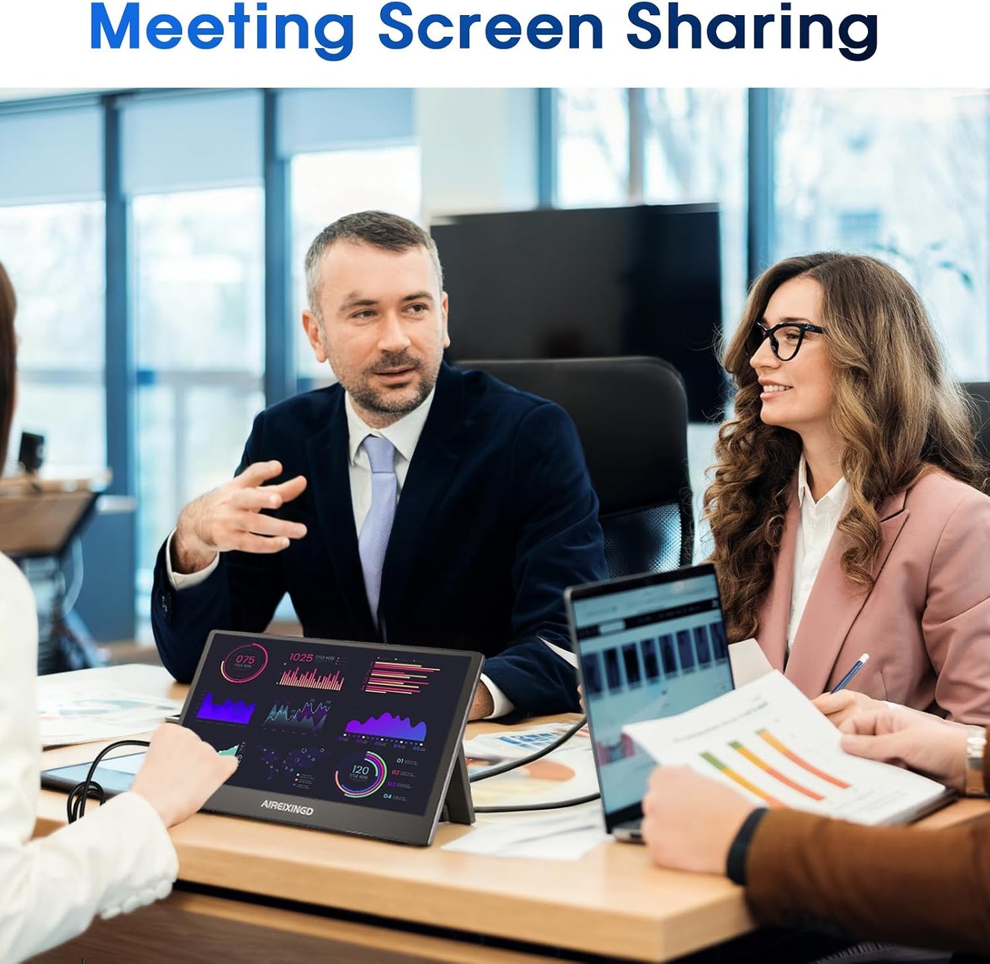 AIREIXINGD 11.6" Monitors Portable FHD IPS LCD Monitor, Black - DEMO