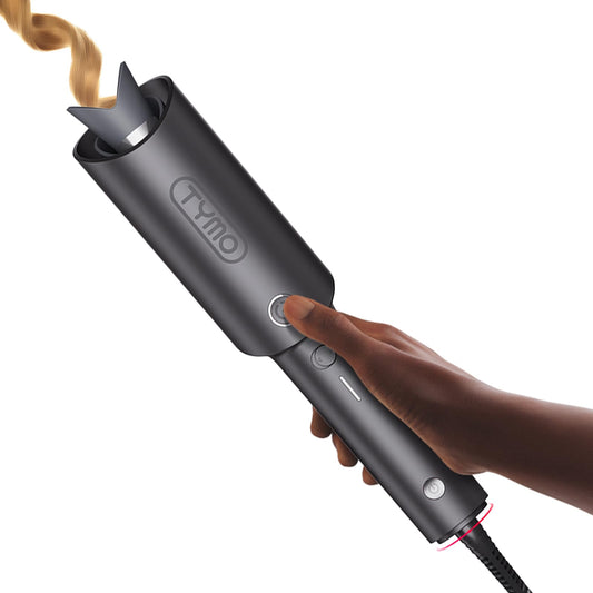 TYMO 25mm Automatic Ceramic Curling Iron for Beach Waves & Loose Curls Size NEW
