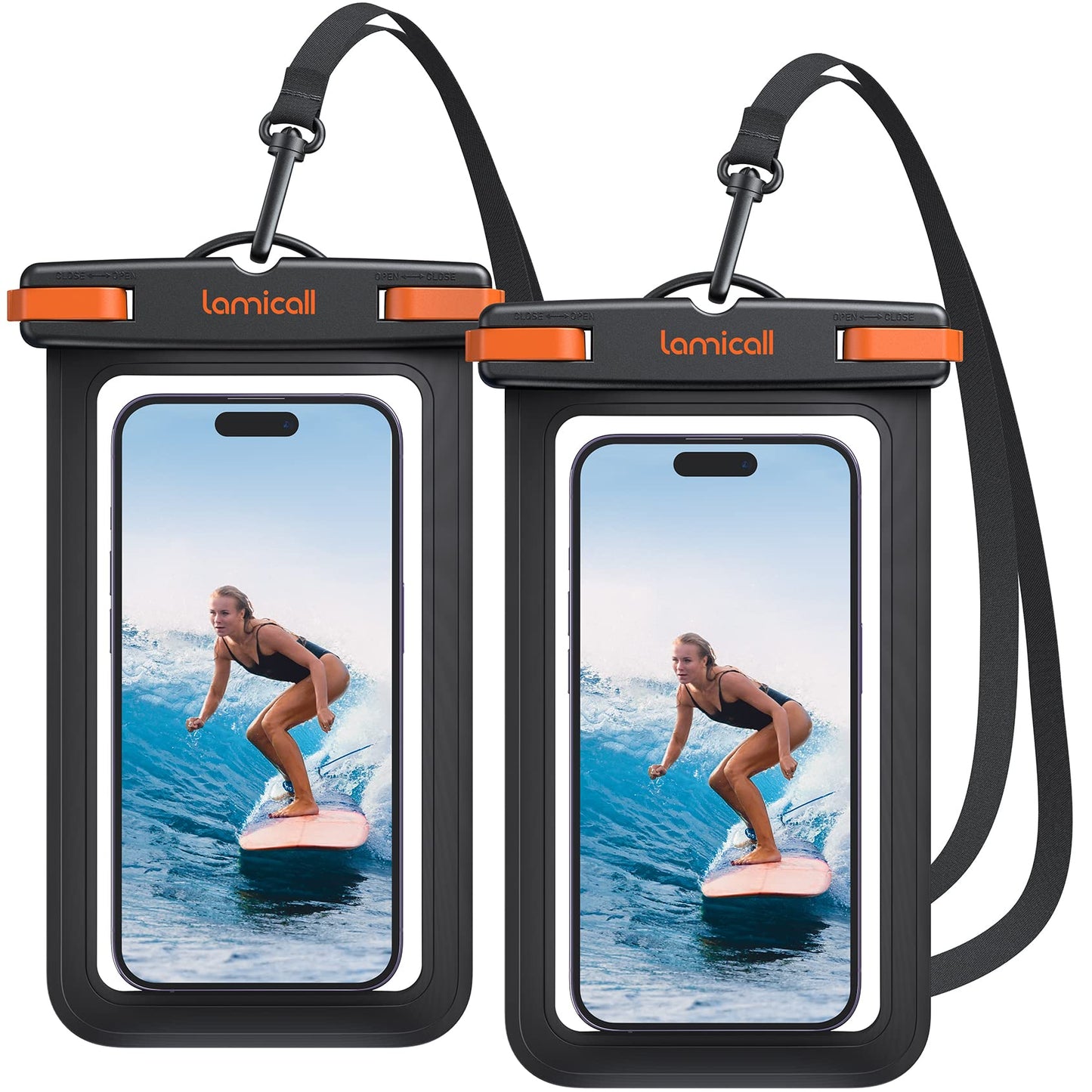 Lamicall Waterproof Pouches Pouch Case IPX8 Heavy Duty Lockable Bag for NEW