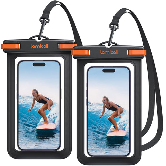 Lamicall Waterproof Pouches Pouch Case IPX8 Heavy Duty Lockable Bag for NEW