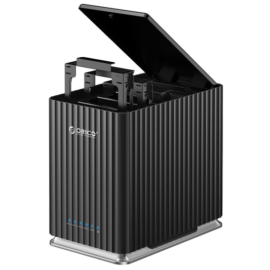 ORICO 5-Bay Enclosures USB 3.1 Type-C External Hard Drive Enclosure Plug DEMO