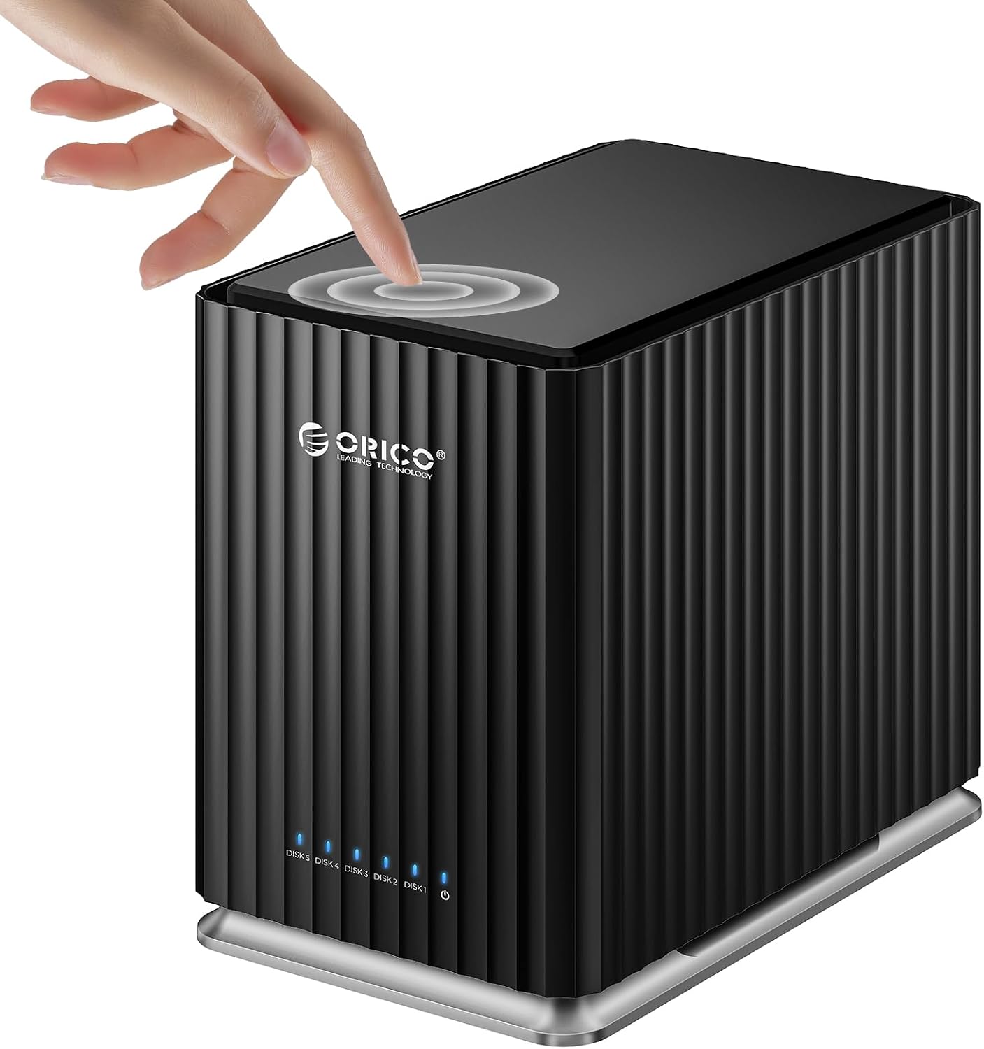 ORICO 5-Bay Enclosures USB 3.1 Type-C External Hard Drive Enclosure Plug DEMO