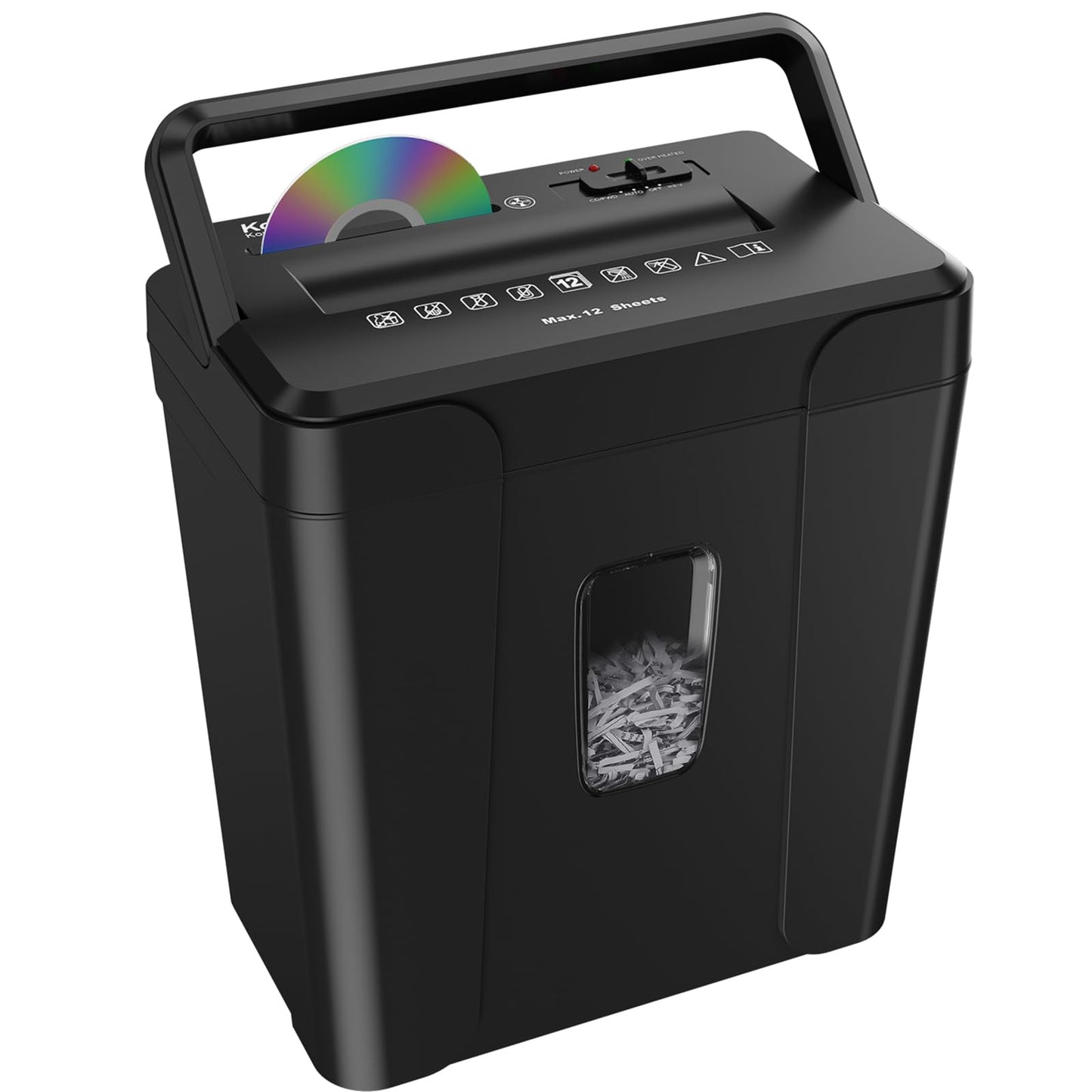 Koreal Cross Shredders Cut Paper Shredder for Home Office Secure Max 12 A4 DEMO