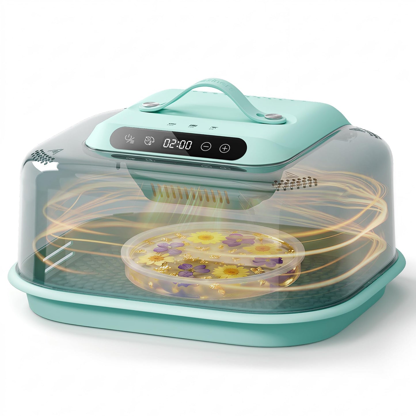 Resiners 2-in-1 Resin Curing Machine G3 with UV Light Auto Cure, Teal Color DEMO