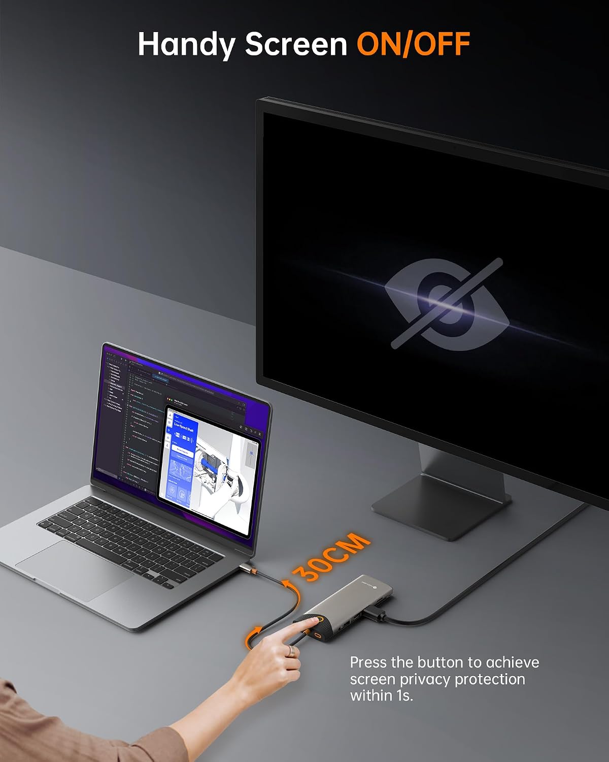 NOVOO 15-in-1 USB Hubs USB-C Hub Dual 4K HDMI Ethernet SD Card Reader DEMO