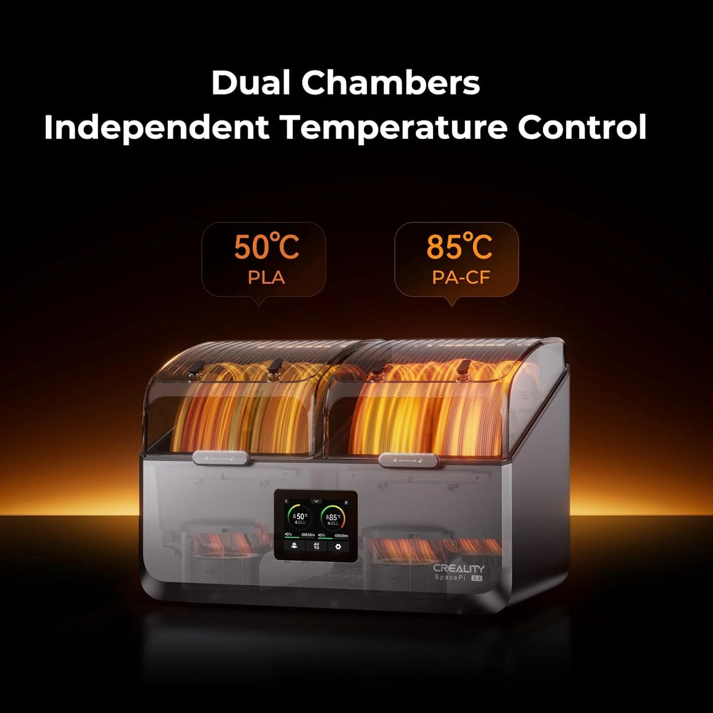CREALITY 3D 3D Printing Printer Filament Dryer with 4 Spool Storage Box in NEW