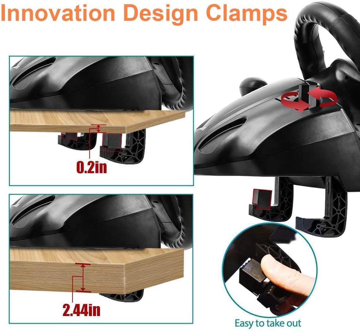 Gaming Controllers Racing Wheel Controller for Simulation Driving Games DEMO