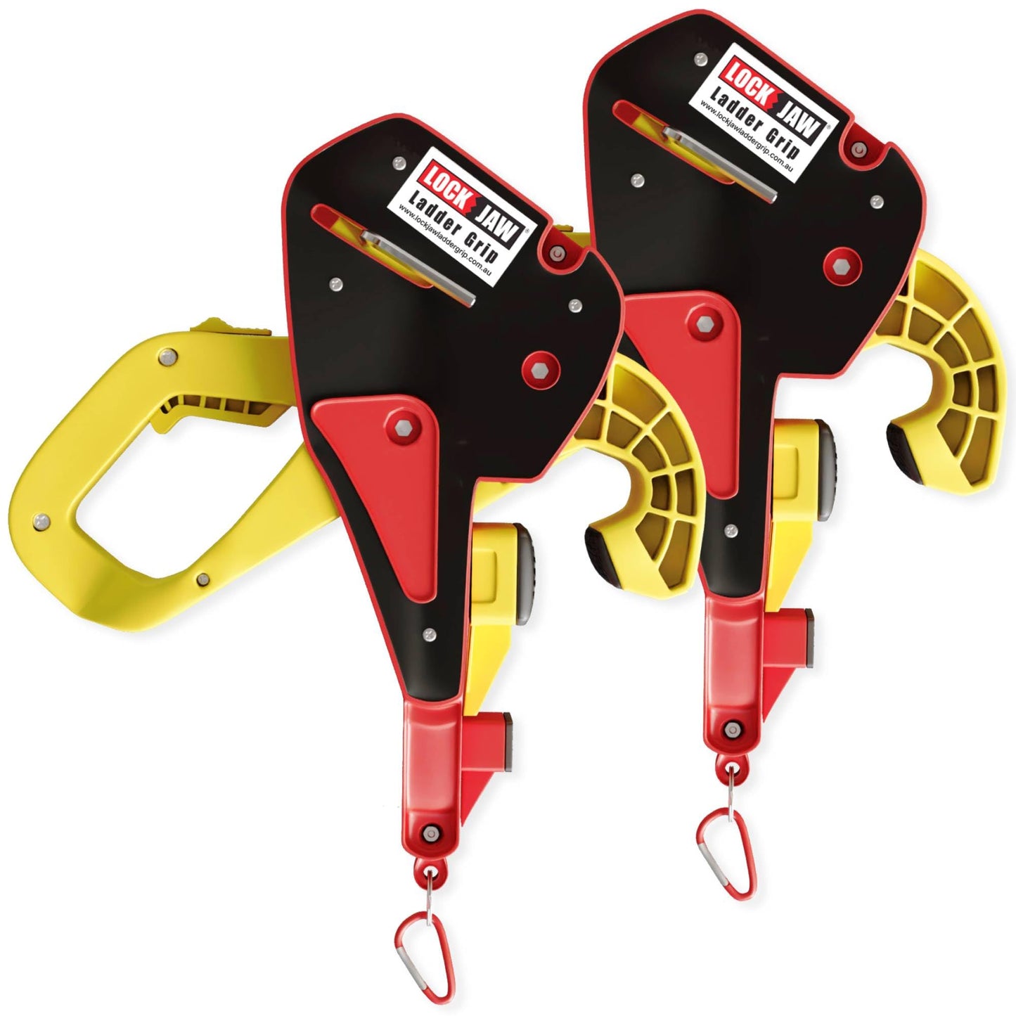 Lock Jaw Building Supplies Ladder Grip Pair Stabilizer for Gutters in DEMO
