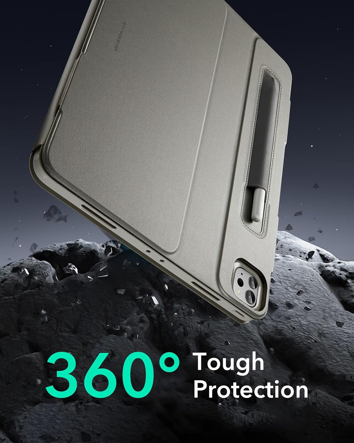 ESR Titanium Protective Tablet Case for Apple iPad Pro 11-inch, Silver DEMO