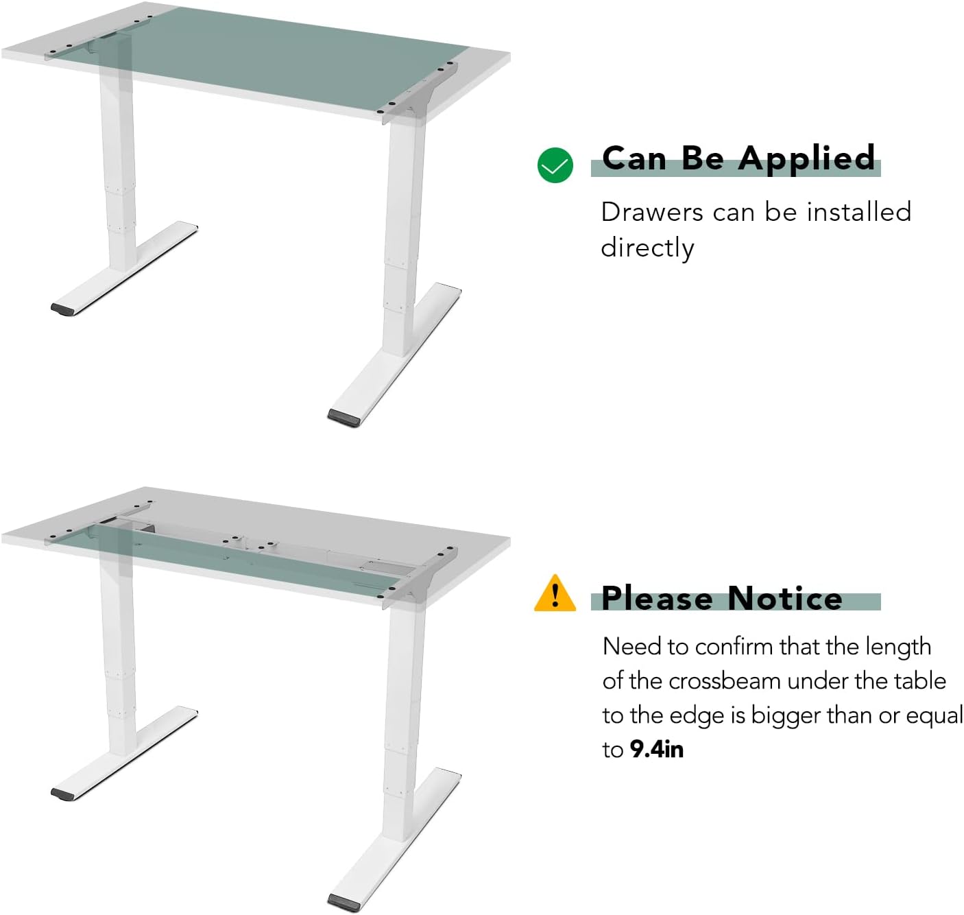 FLEXISPOT Under Desk Pull-Out Drawer Large Storage Organizer Sliding NEW