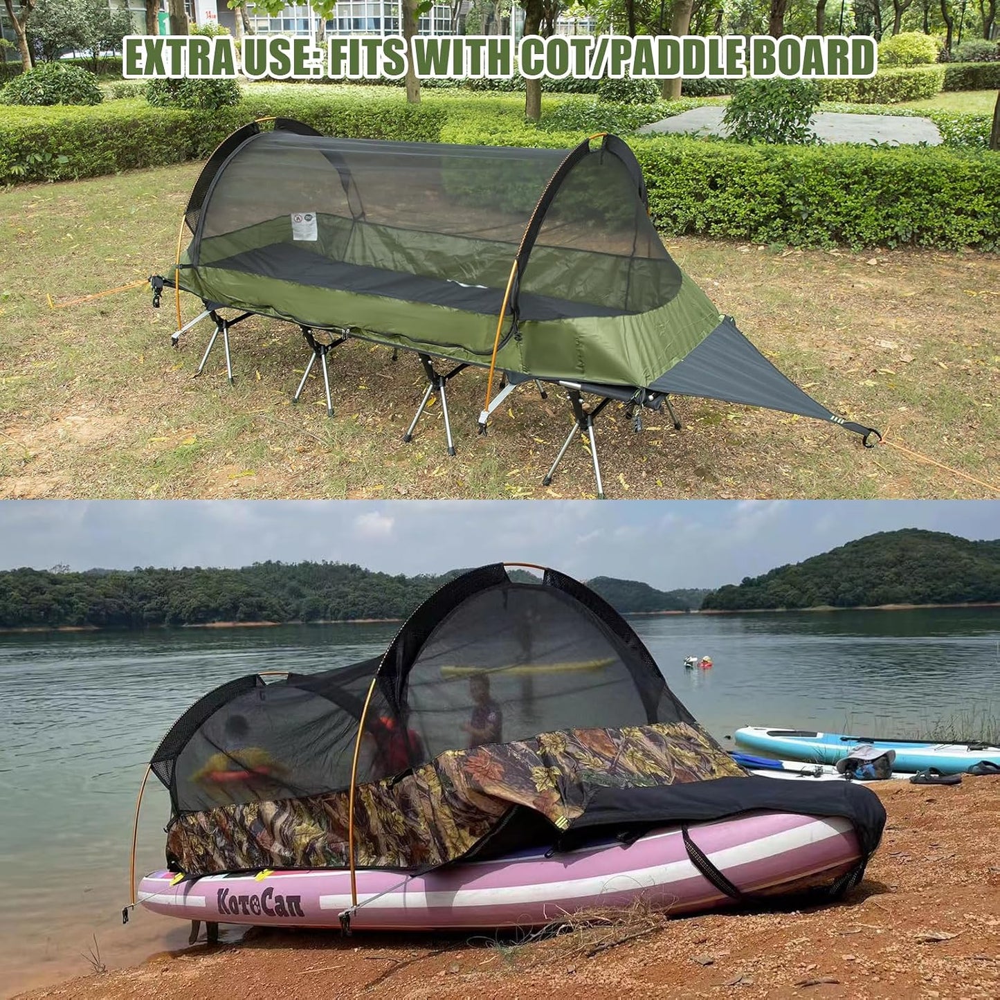 Night Cat Hammocks Hammock Tent with Mosquito Net Waterproof Rainfly Dark NEW