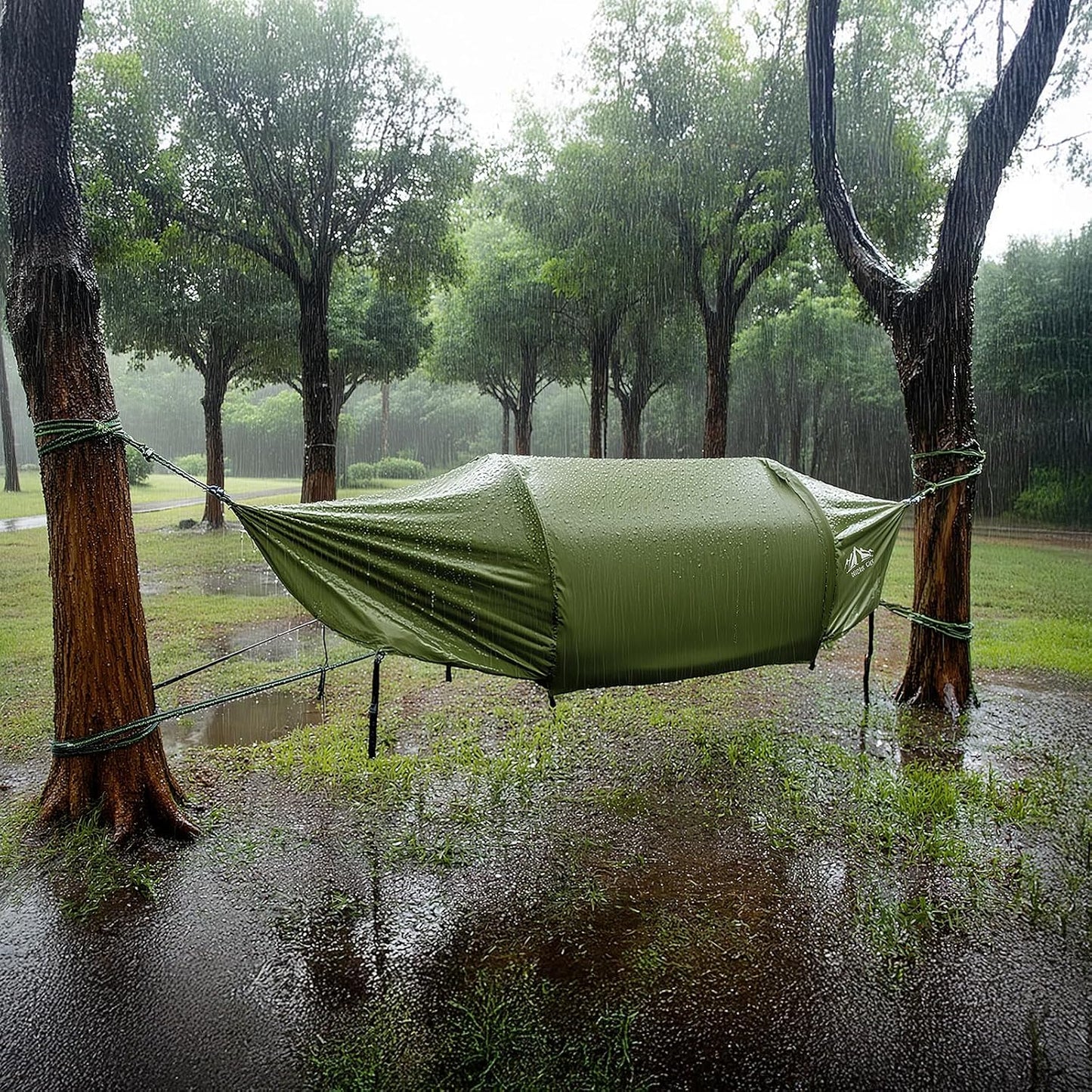 Night Cat Hammocks Hammock Tent with Mosquito Net Waterproof Rainfly Dark NEW