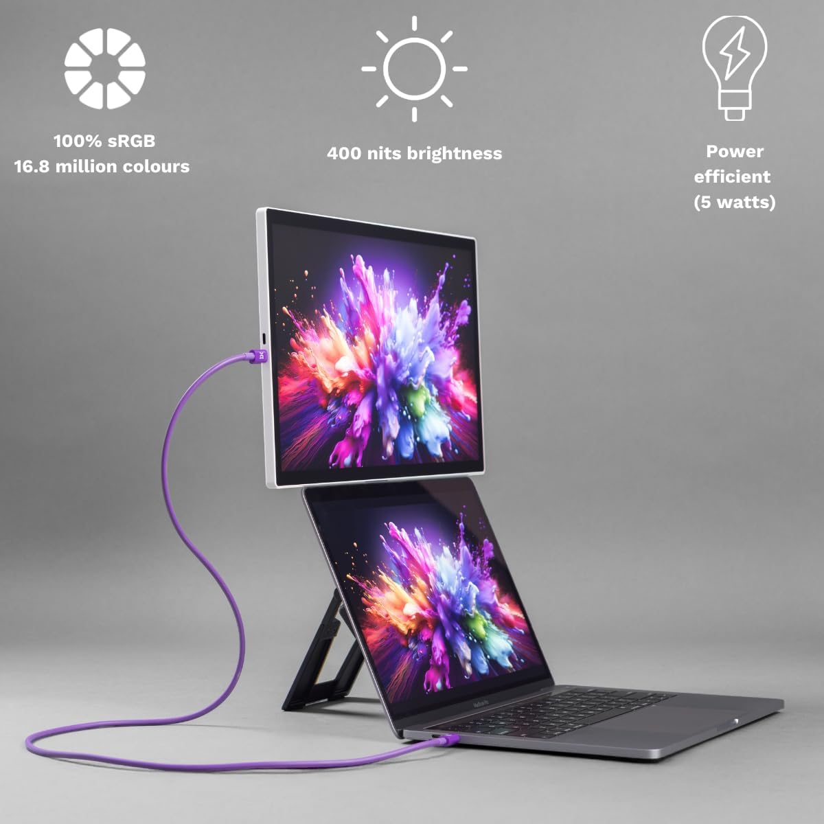 espresso 15.6" Monitors Full HD Portable USB-C Monitor - Lightweight, DEMO