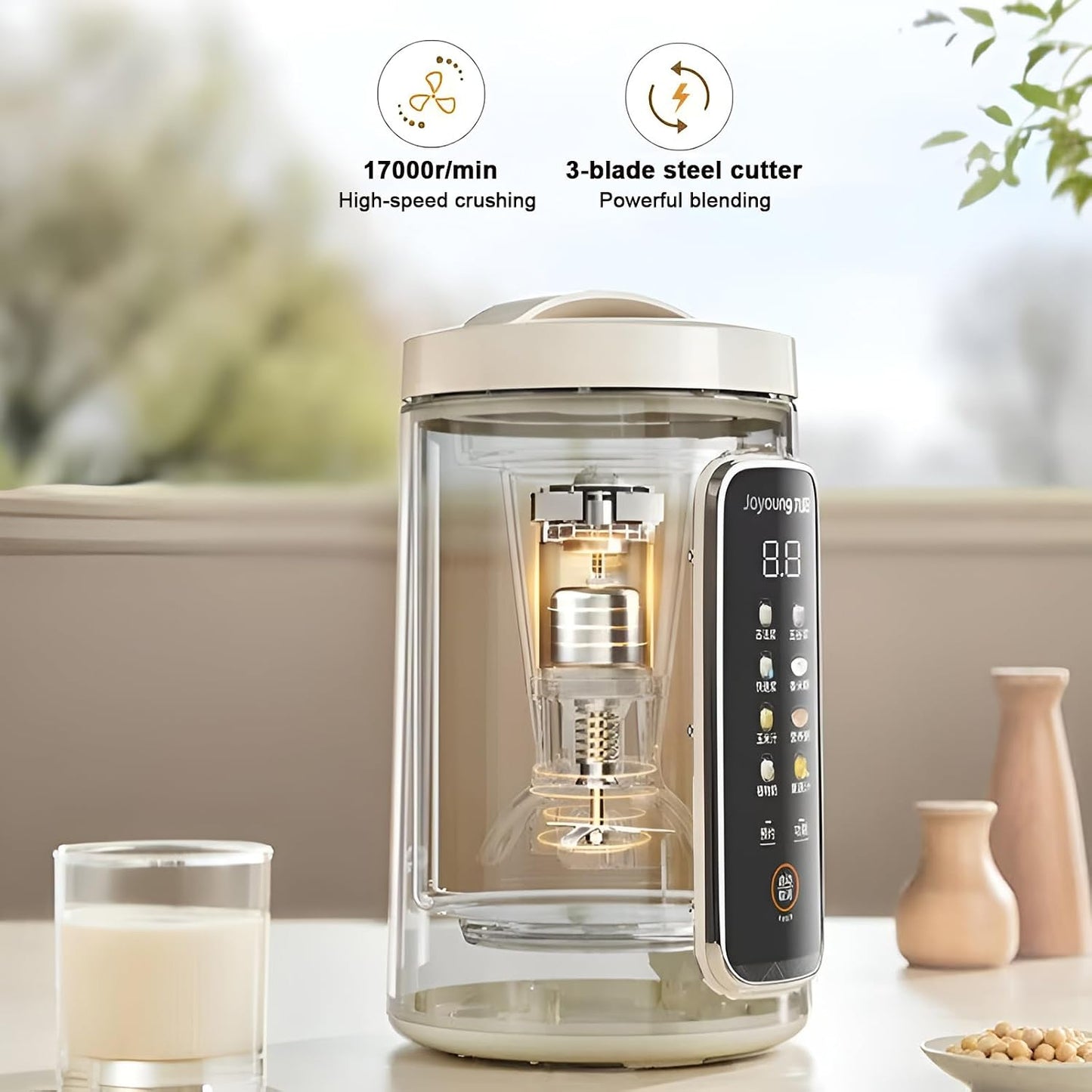 JOYOUNG 1.2L Jug Blenders Jug Blender Automatic Soybean Milk & Nut Maker NEW