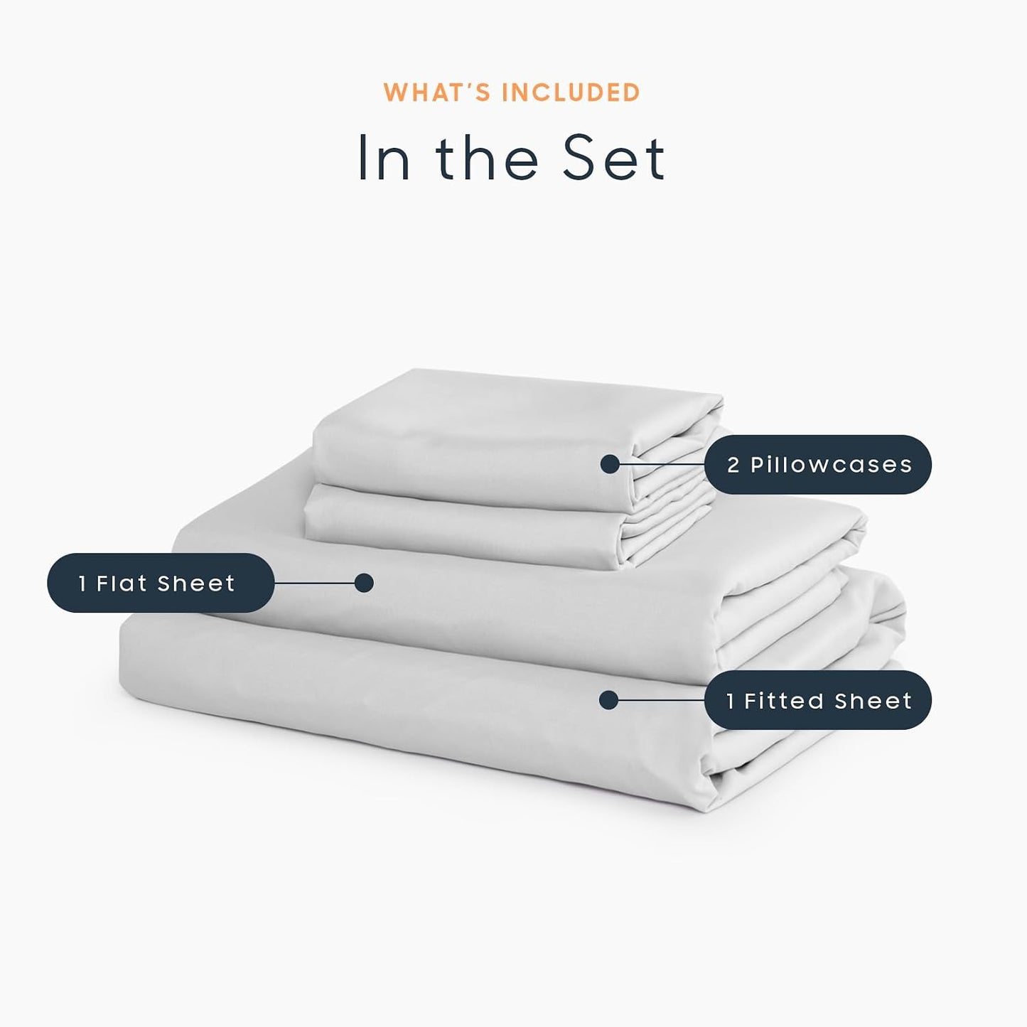 Wake In Cloud Super King Bed Sheet Set 1000TC Ultra Soft Microfiber Light NEW