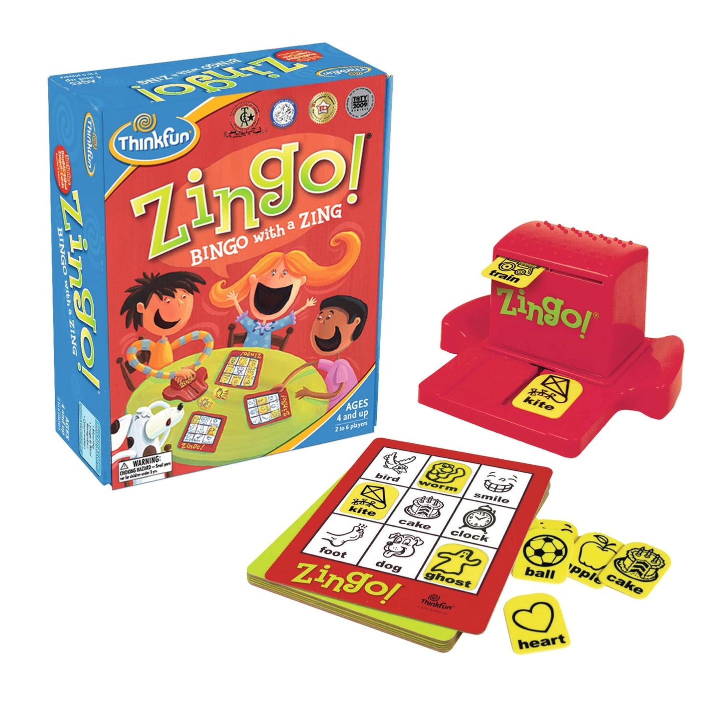 ThinkFun Zingo! Preschool Matching & Bingo Board Game for Kids, NEW