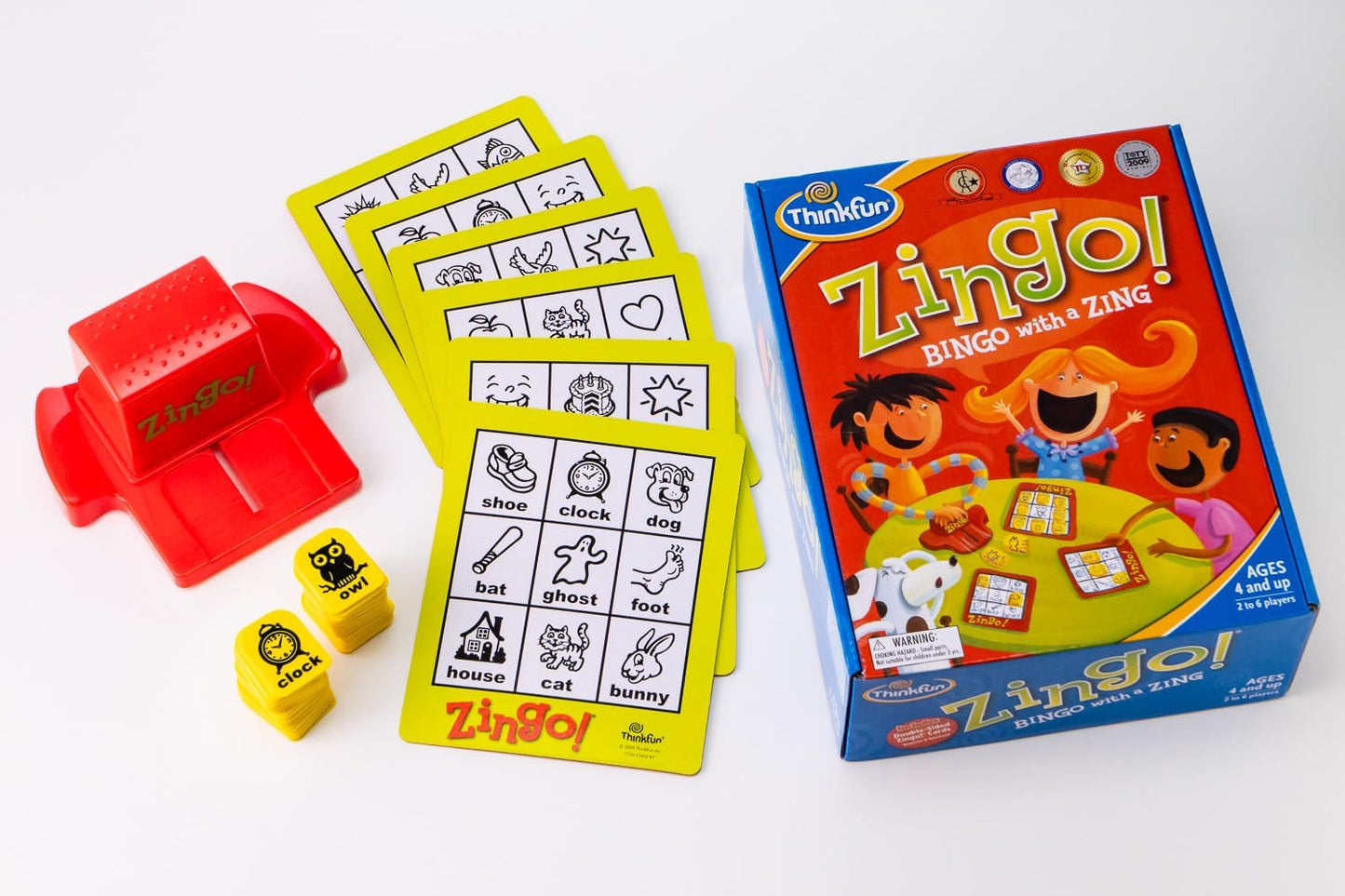 ThinkFun Zingo! Preschool Matching & Bingo Board Game for Kids, NEW